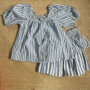 J. Crew kids Crewcuts Top and Skirt